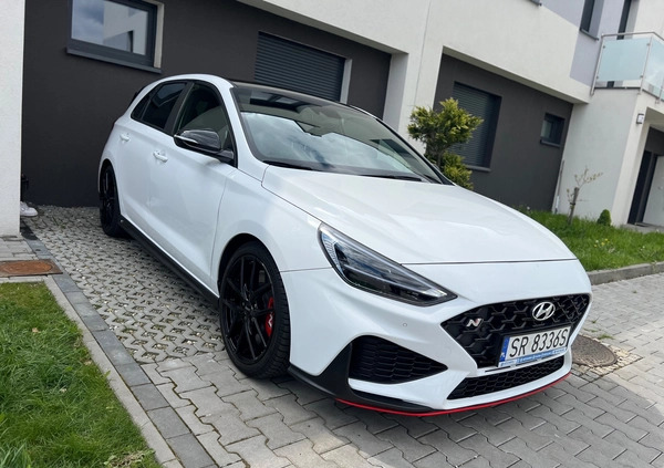 Hyundai i30 N cena 133300 przebieg: 29800, rok produkcji 2021 z Kłecko małe 781